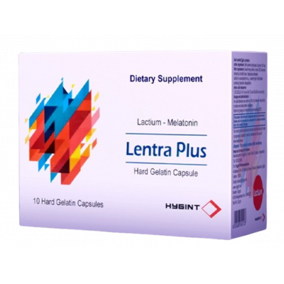 LENTRA PLUS LACTIUM - MELATONIN DIETARY SUPPLEMENT 10 HARD GELATIN CAPSULES LENTRA PLUS LACTIUM - MELATONIN DIETARY SUPPLEMENT 10 HARD GELATIN CAPSULES